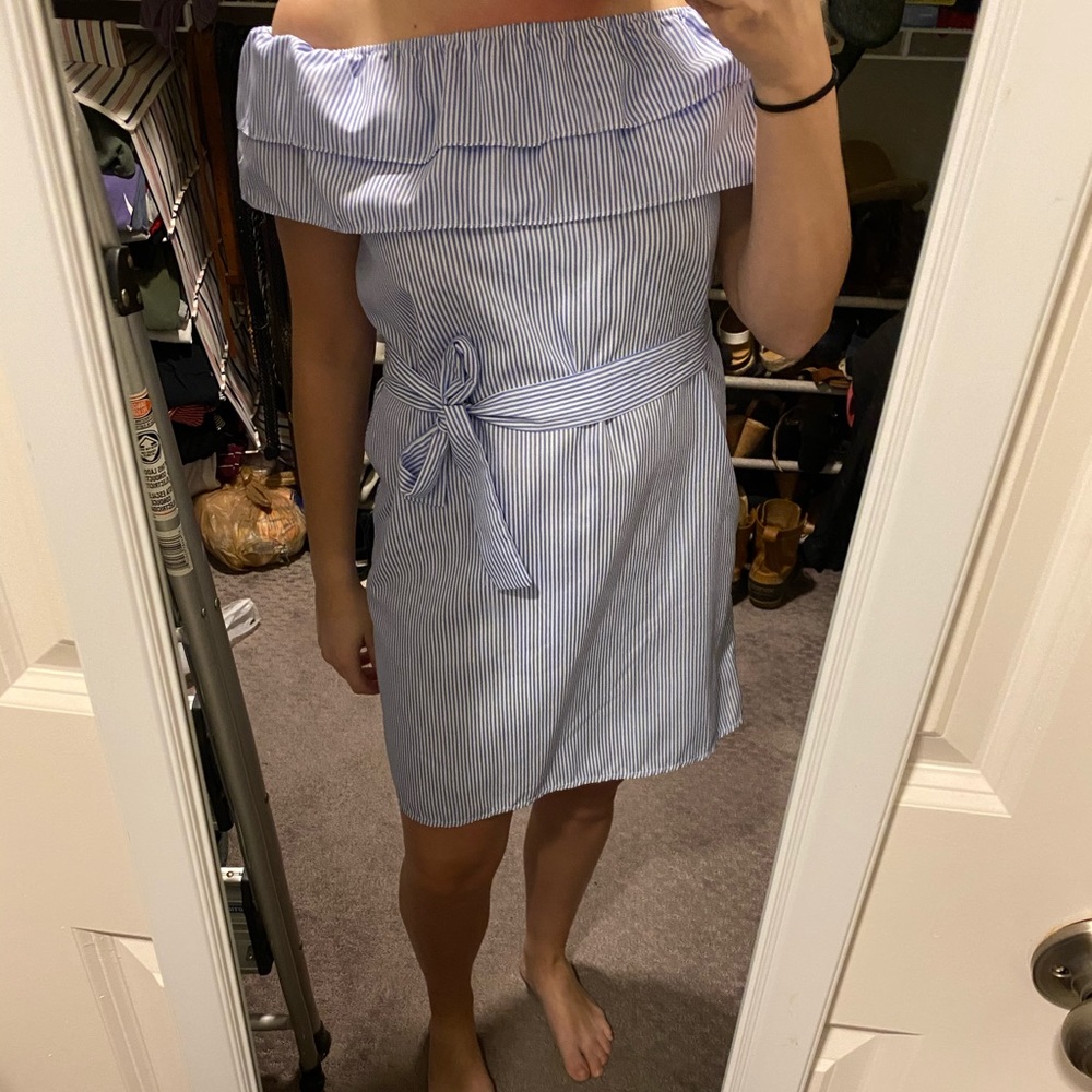 Off the shoulder dress